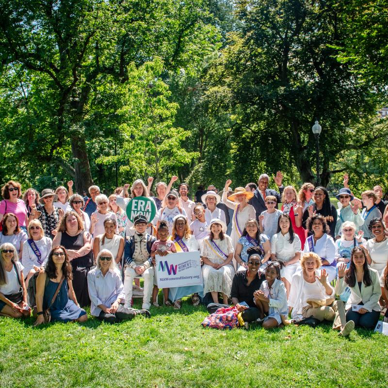 Full group at Women's Equality Day