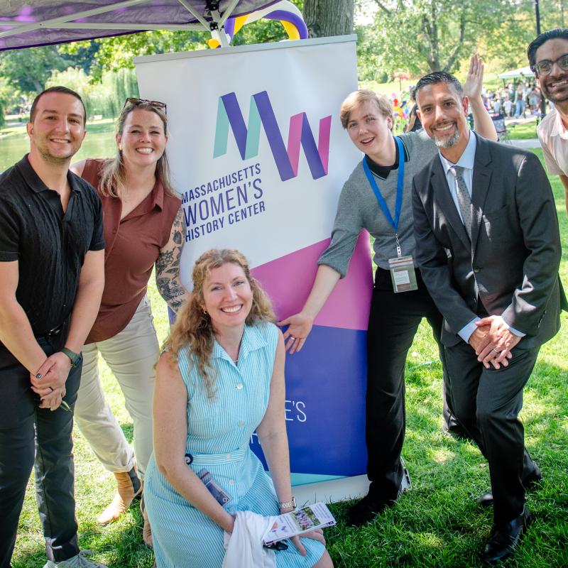 Group with MWHC banner
