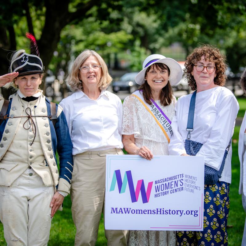 MWHC Staff with Deborah Sampson