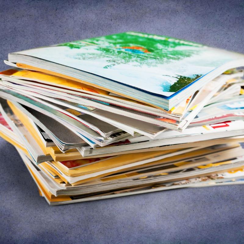 A Pile of Magazines