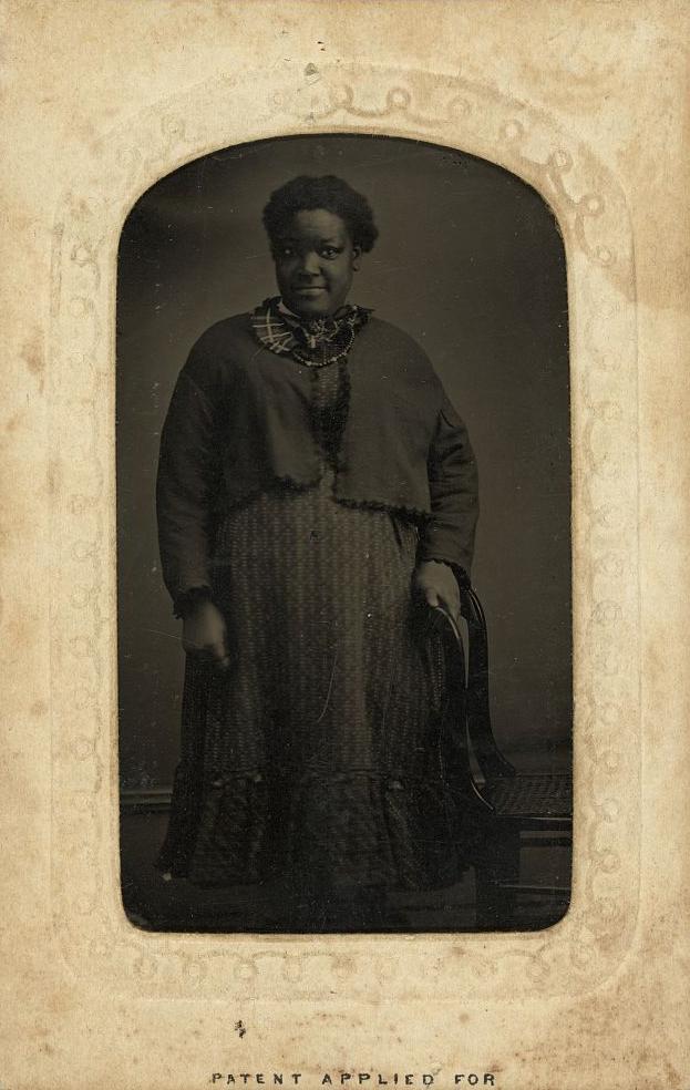 Portrait of unidentified slave women in Salem